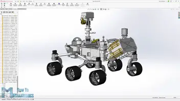 mars rover curiosity solidworks