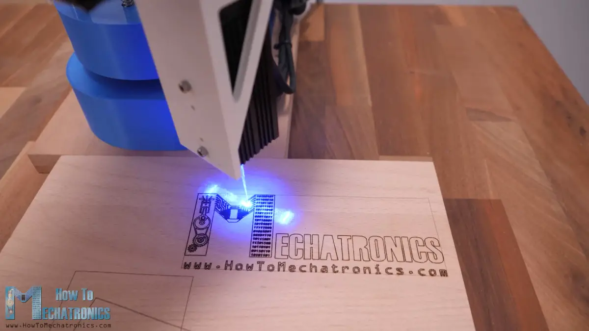 Laser engraving with SCARA Robot - How To Mechatronics