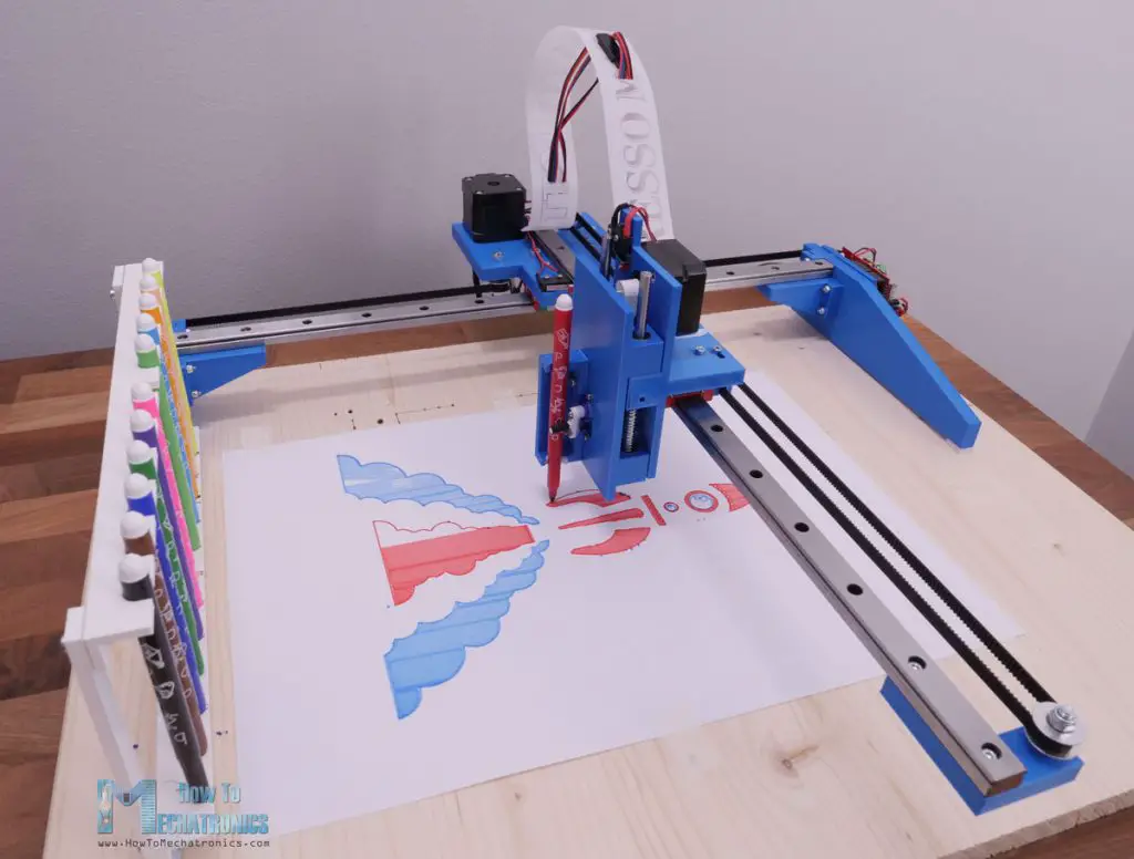 DIY Drawing Machine with Automatic Color Changer - CNC Pen Plotter
