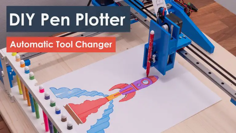 DIY Pen Plotter with Automatic Tool Changer - CNC Drawing Machine Thumbnail