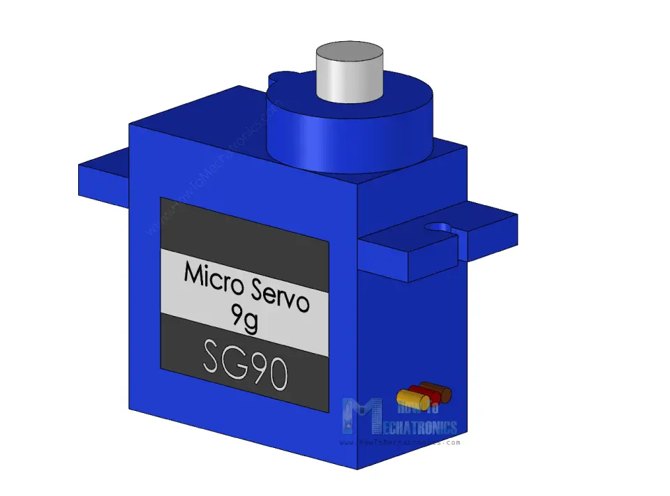 SG90 Micro Servo 3D Model