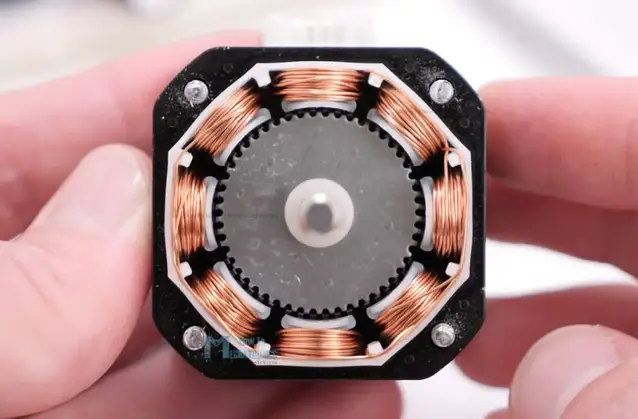 Inside of NEMA 17 Stepper motor - How It Works