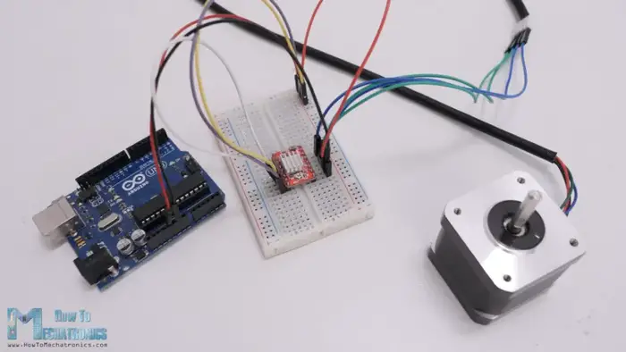 Stepper motor control with Arduino and A4988 stepper driver - example