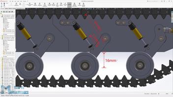 Fully 3D Printed TANK - Tracked Robot Platform