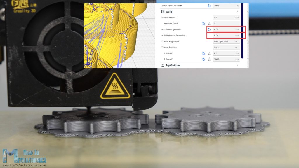 Horizontal Expansion settings for dimensionally accurate 3D Prints