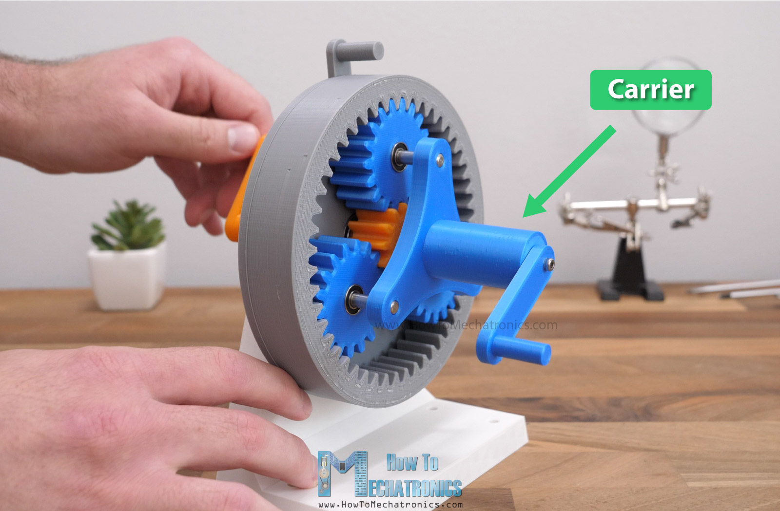 How Planetary Gears Work - 3D Printed Planetary Gearbox Design and Test