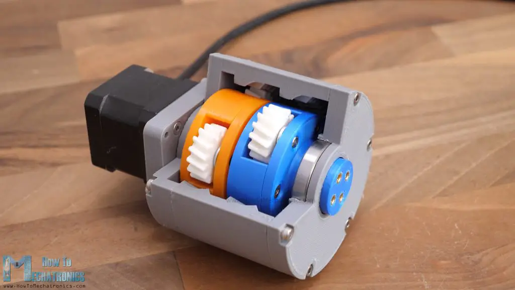 3D Printed Planetary Gearbox Cutaway - How It Works