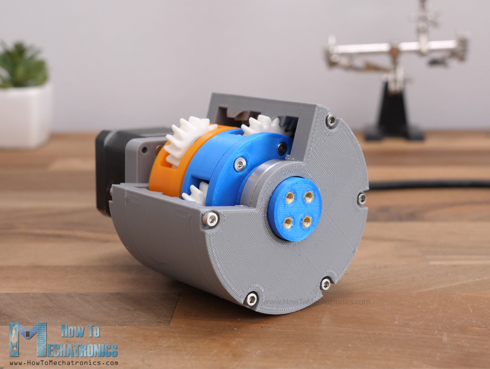 How Planetary Gears Work - 3D Printed Planetary Gearbox Design and Test