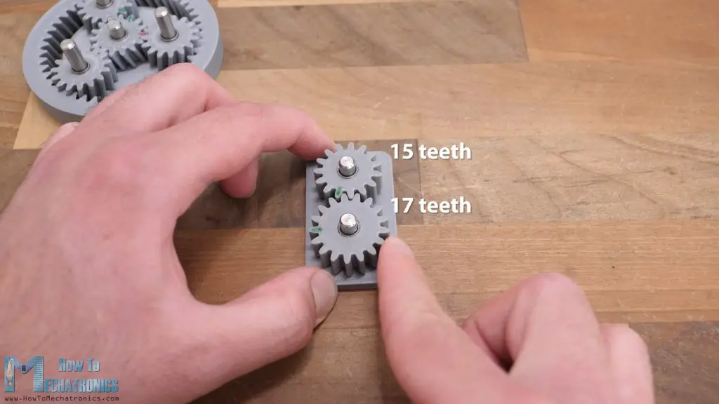 Co-prime numbers for gears teeth