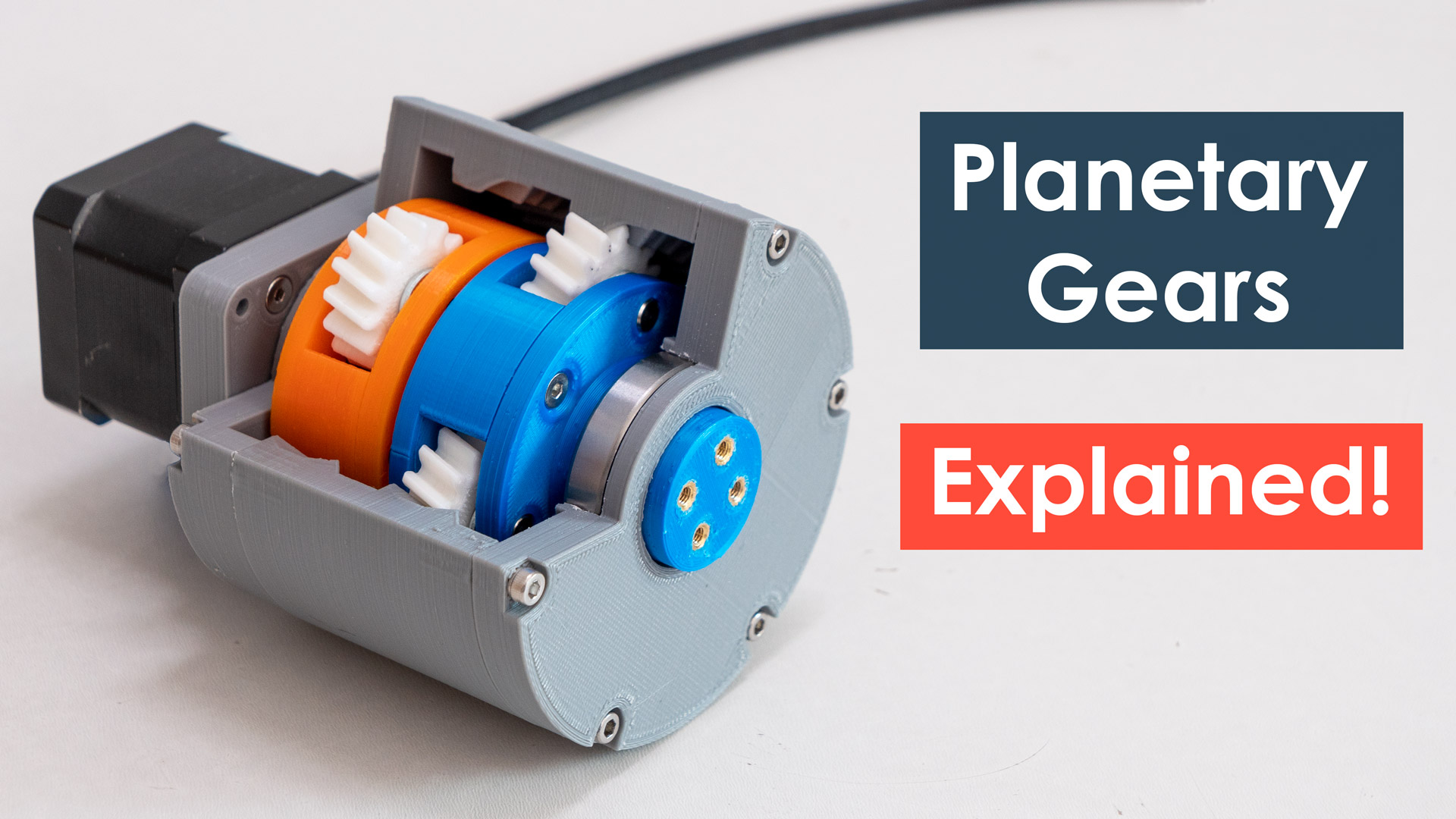 Nice Gears on Automatic Transmission Model made with 3D Printer