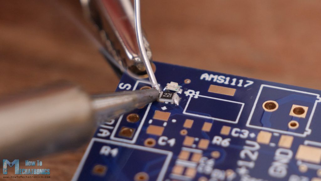 Soldering small 0805 SMD components