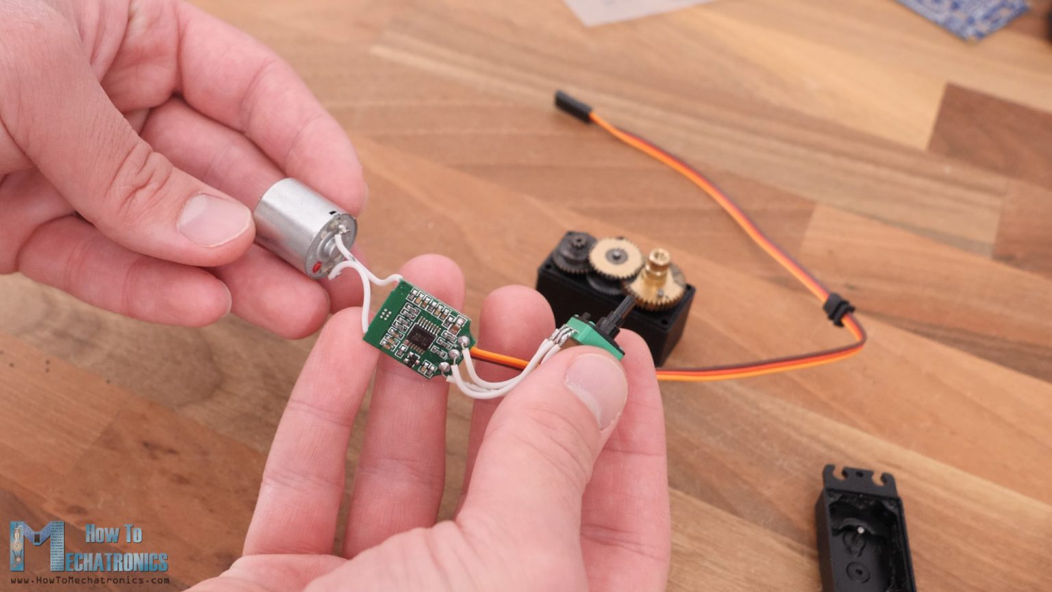 How to Turn any DC Motor into a Servo Motor How To Mechatronics