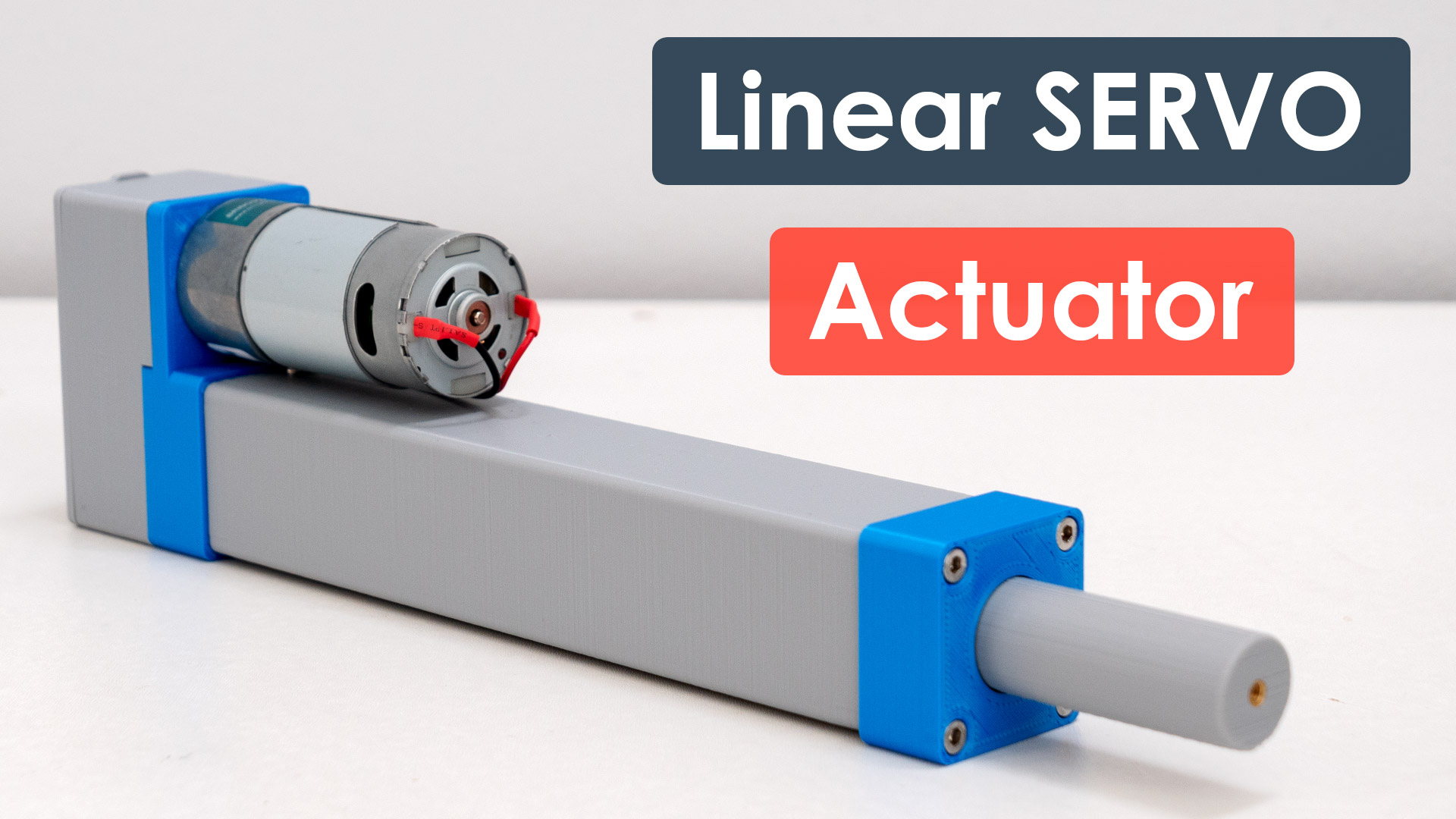 How To Make A Linear Servo Actuator With Position Feedback