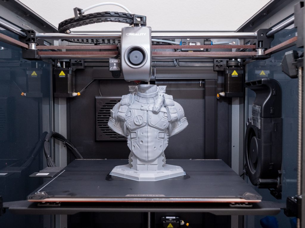 3D Printing Deadpool bust on the K1 Max in 8 hours at 120mm per second speed