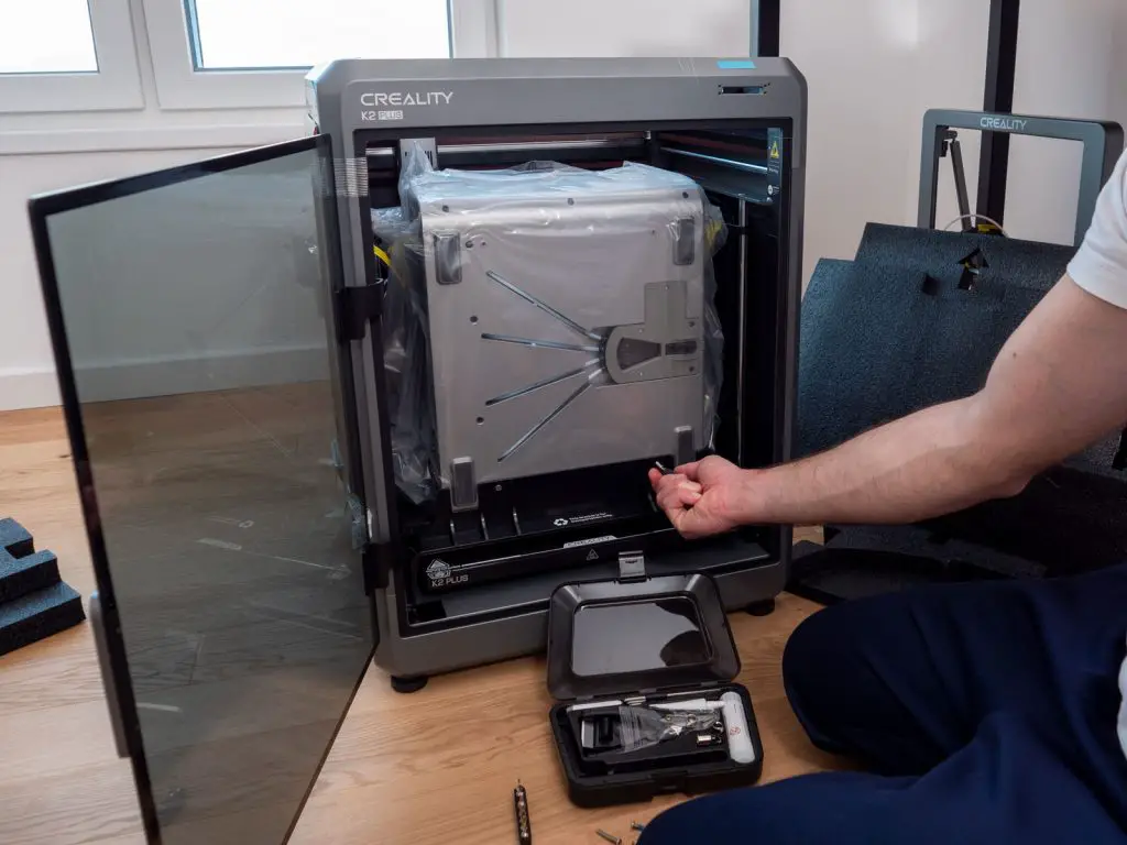 Unboxing the Creality K2 Plus Combo 3D Printer